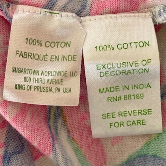 LILLY PULITZER Girls Kids Havana Cocktail Mini Pearl Romper Size XL 12 14 - Picture 10 of 16